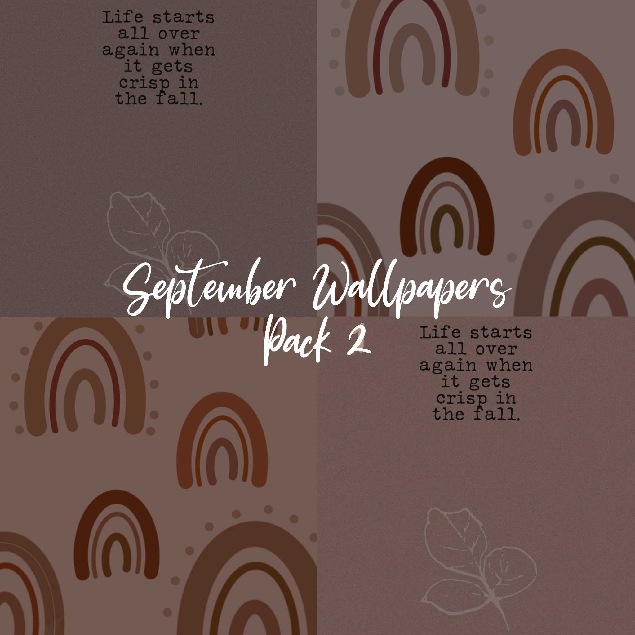 September Wallpaper Pack 2